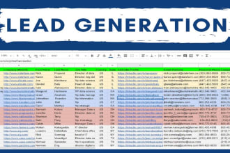 do  linkedin lead generation and key contact research