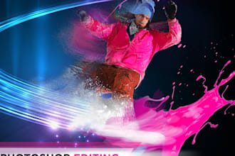provide high quality photoshop editing and creative manipulation