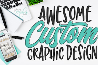 work on your custom graphic design project