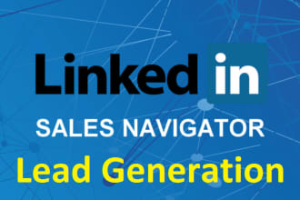 do lead generation by using linkedin sales navigator