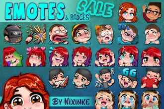 create twitch emotes and badges