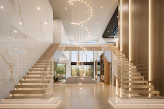 do interior design 3d rendering and exterior design