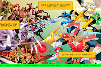 draw comics professionally from your script