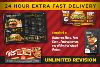 design flyer, poster or menu, etc for spa, bar, restaurant, wedding