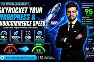 fix slow wordpress and woocommerce website to score 90 on pagespeed
