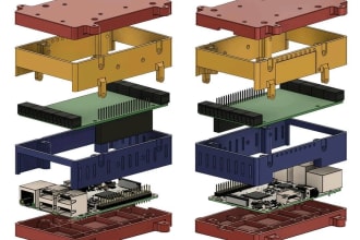 enclosure 3d design for 3d printing and manufacturing
