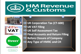 file self assessment tax return and vat returns to hmrc