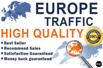 bring keyword target europe website traffic with low bounce rate