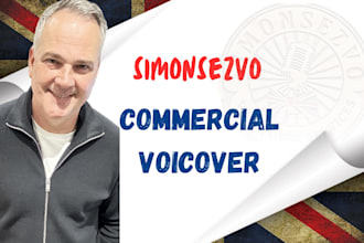 record a british male voice over