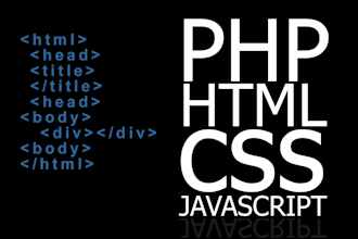 fix any html, css, js, php errors