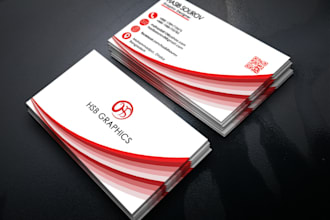 design professional business card with two concepts