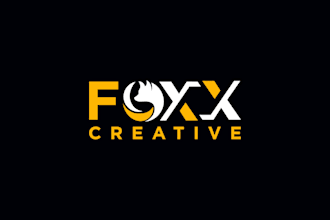create flat minimalist logo design