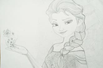 do pencil sketch of anything
