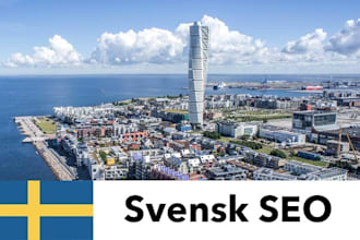 sell you quality swedish SEO backlinks