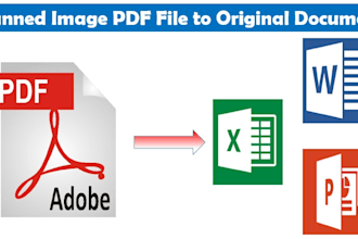 convert pdf image to word