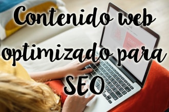 write SEO optimized content in spanish for you
