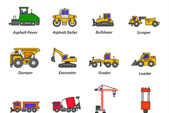 design construction machines or other any web icons