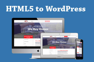 convert HTML5 to wordpress