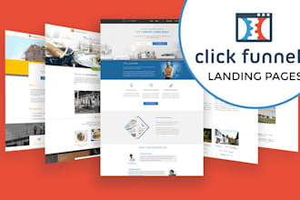 build clickfunnels landing page or sales funnel