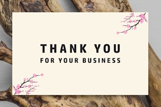 do amazon thank you card, package insert, product insert