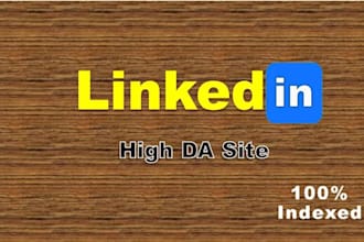 write and publish guest posts on linkedin with high da sites