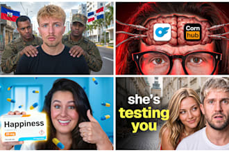 design a high CTR youtube thumbnail to maximize your views
