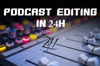 edit your podcast or radio program in 24 hours