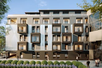 do interior and exterior by 3d max