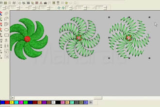 create unique perfect fabric or embroidery design