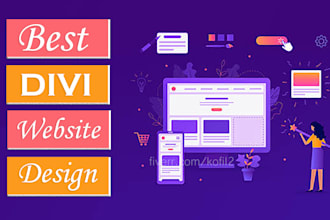 build a professional website using divi theme