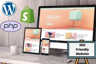 create speedy wordpress shopify php SEO website for your business at cheap price