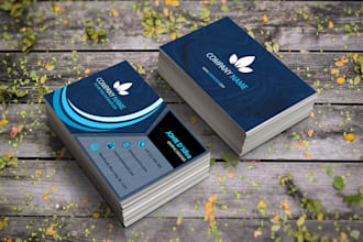 create a unique corporate business card