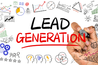 do b2b lead generation and web research