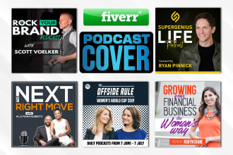 design a best podcast cover  art
