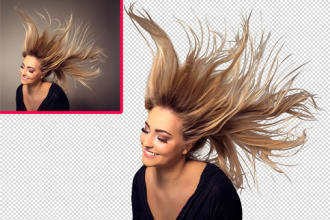 photoshop hair masking and remove background