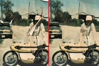 restore retouch repair colorize your old photo