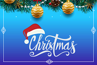 design or redesign logo with christmas makeover