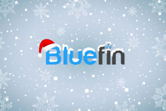 add santa hat or cap on your logo with snow