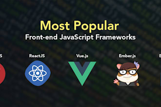 develop expressjs, vuejs, reactjs, nodejs apps with API