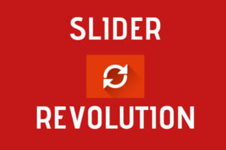 design with fix slider revolution