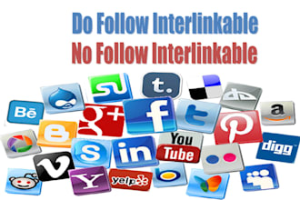 build high quality dofollow and nofollow backlinks