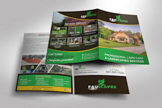 design modern presentation folder in 24 hours