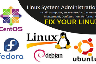 fix setup all web app linux server issues