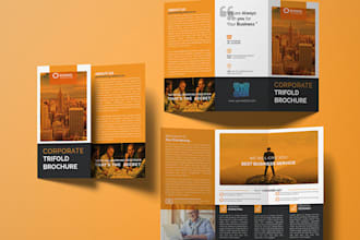 design business brochure, flyer and sell sheet