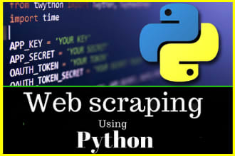 do web scraping, data extraction, data mining and data entry