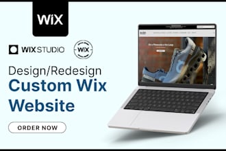 design and redesign custom wix website development