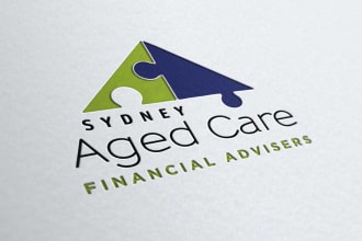 exceptional modern financial logo design for your company