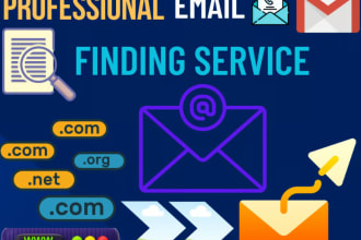 find email addresses from domain list