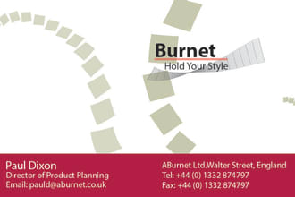 design an amazing business/visiting card