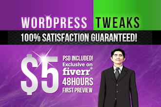 do anything for wordpress customization